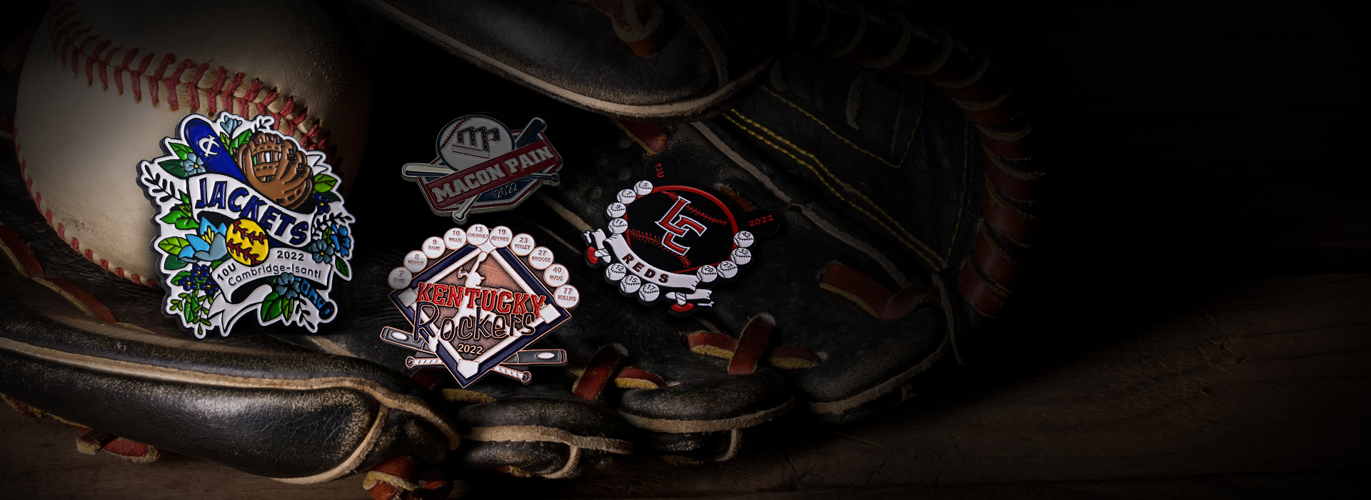 Create Your Trading Pins for Baseball with Team Proud Honor